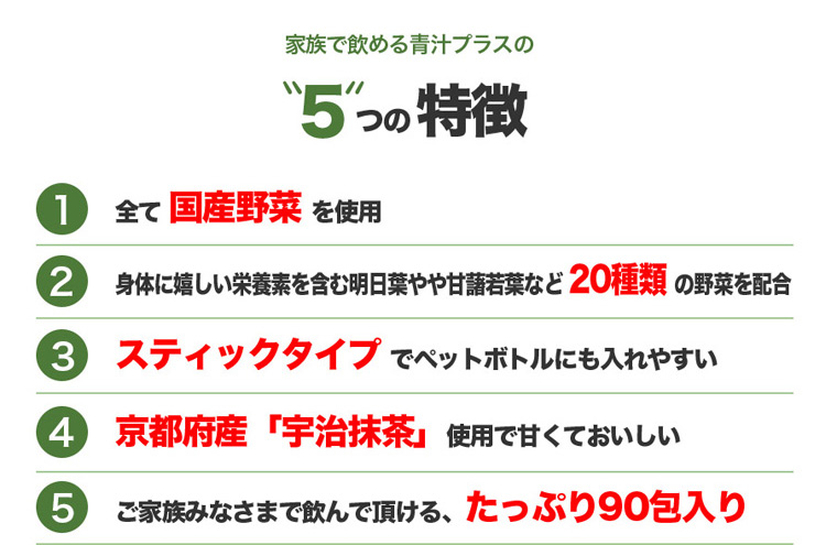 雪国まいたけが作った家族で飲める青汁プラス